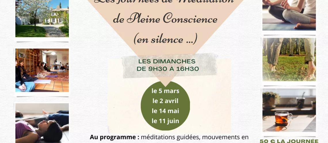 Les journées de Méditation et de Pleine Conscience